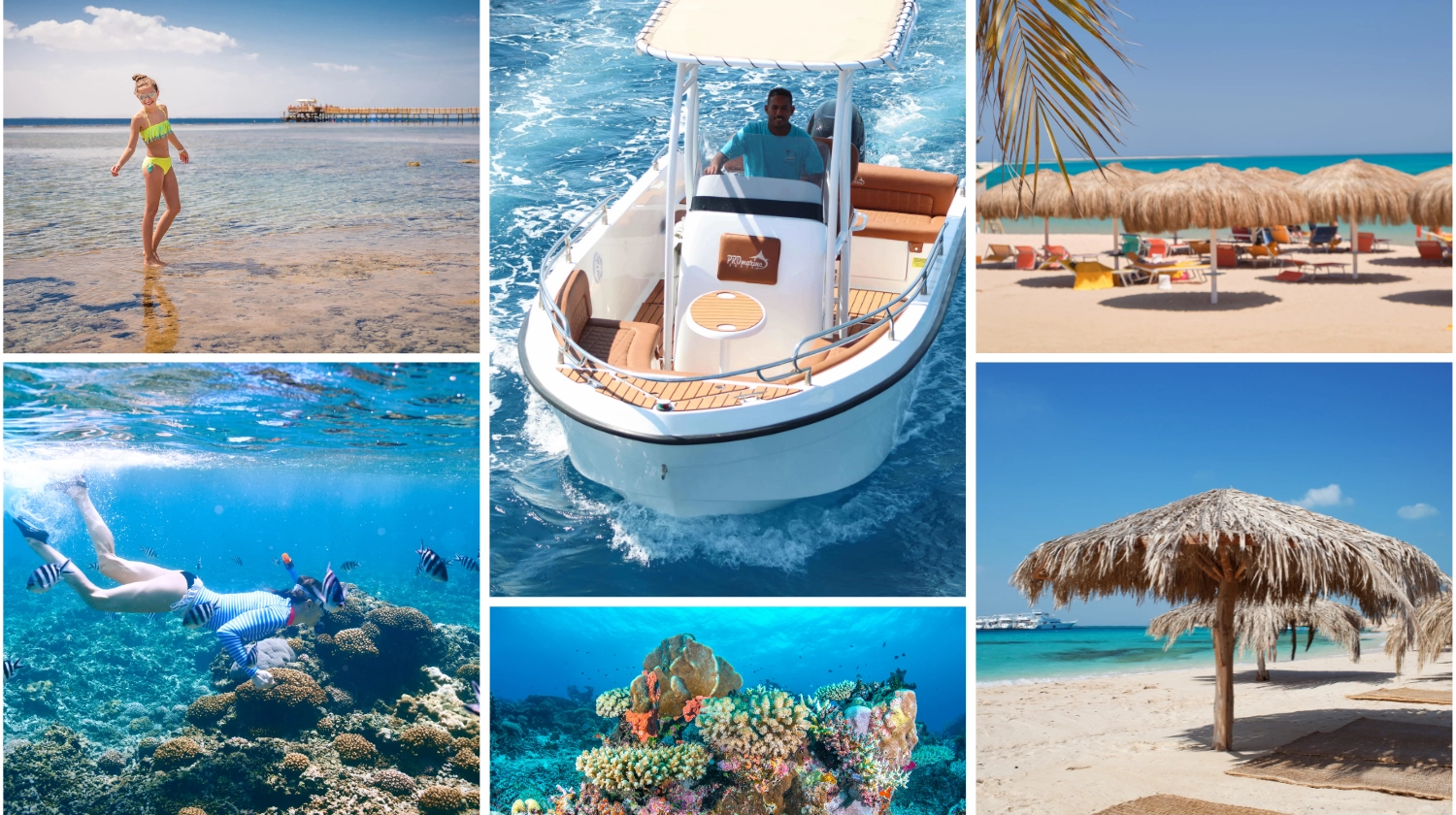 Hurghada: Paradise Island Boat Tour with Snorkeling & Lunch