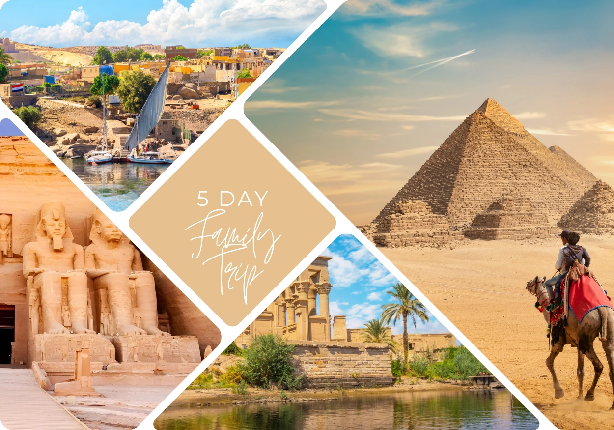 5-дневное семейное приключение в Египте, включая Абу-Симбел