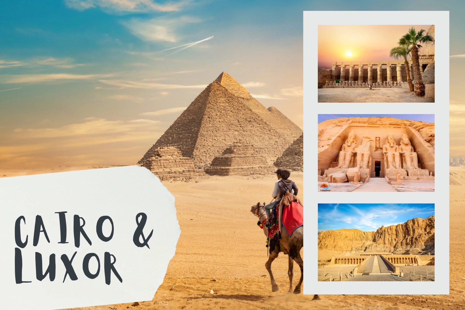 Excursión de 4 días por los lugares más destacados de El Cairo y la historia de Luxor