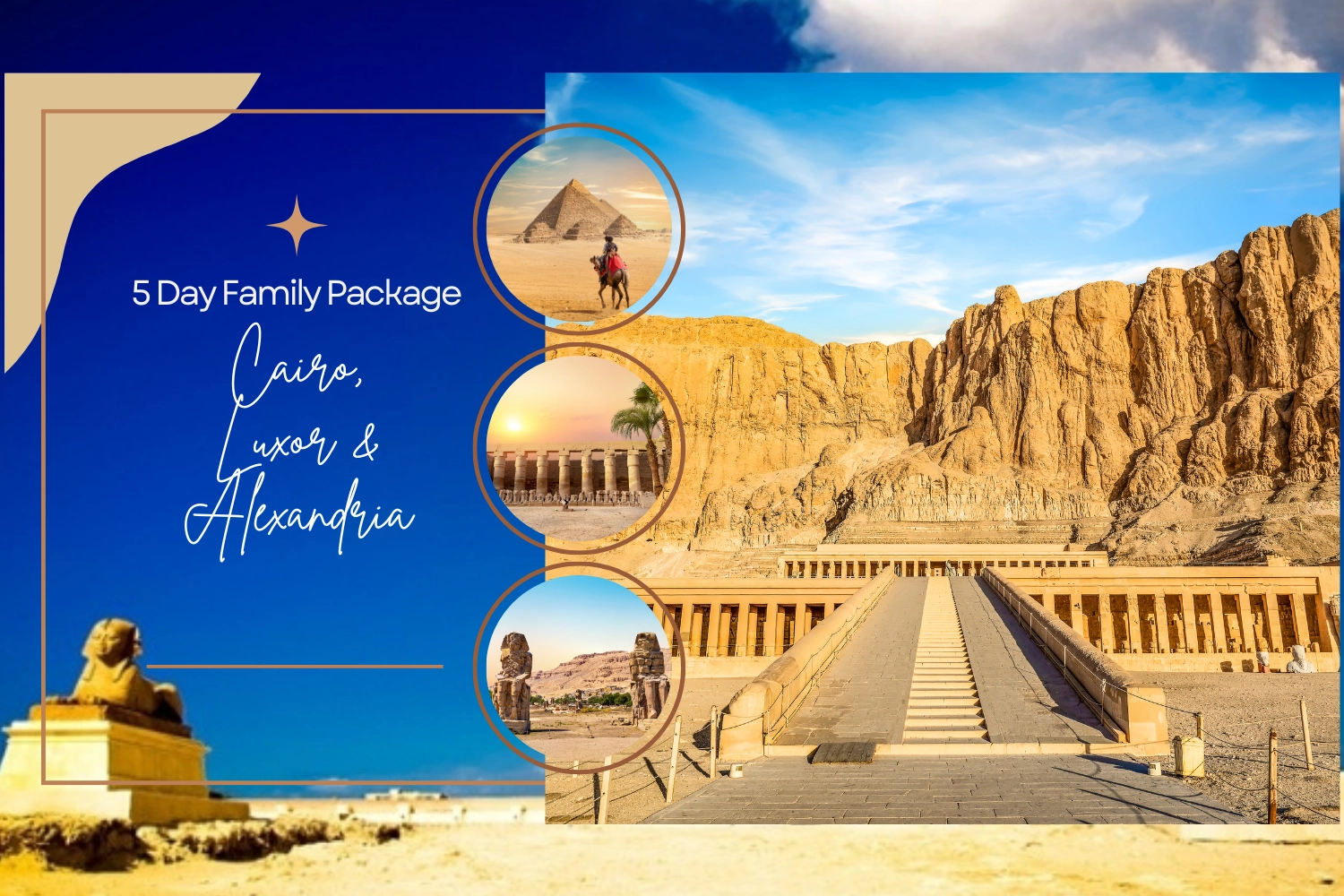 Voyage économique de 5 jours au Caire, à Louxor et à Alexandrie