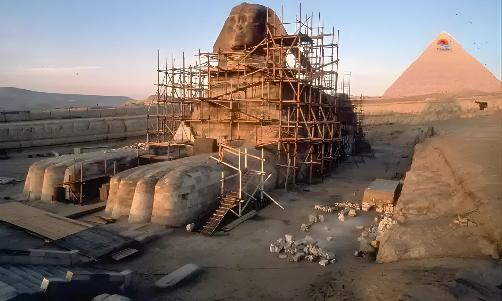 The Great Sphinx Restoration projects_ How it is being preserved