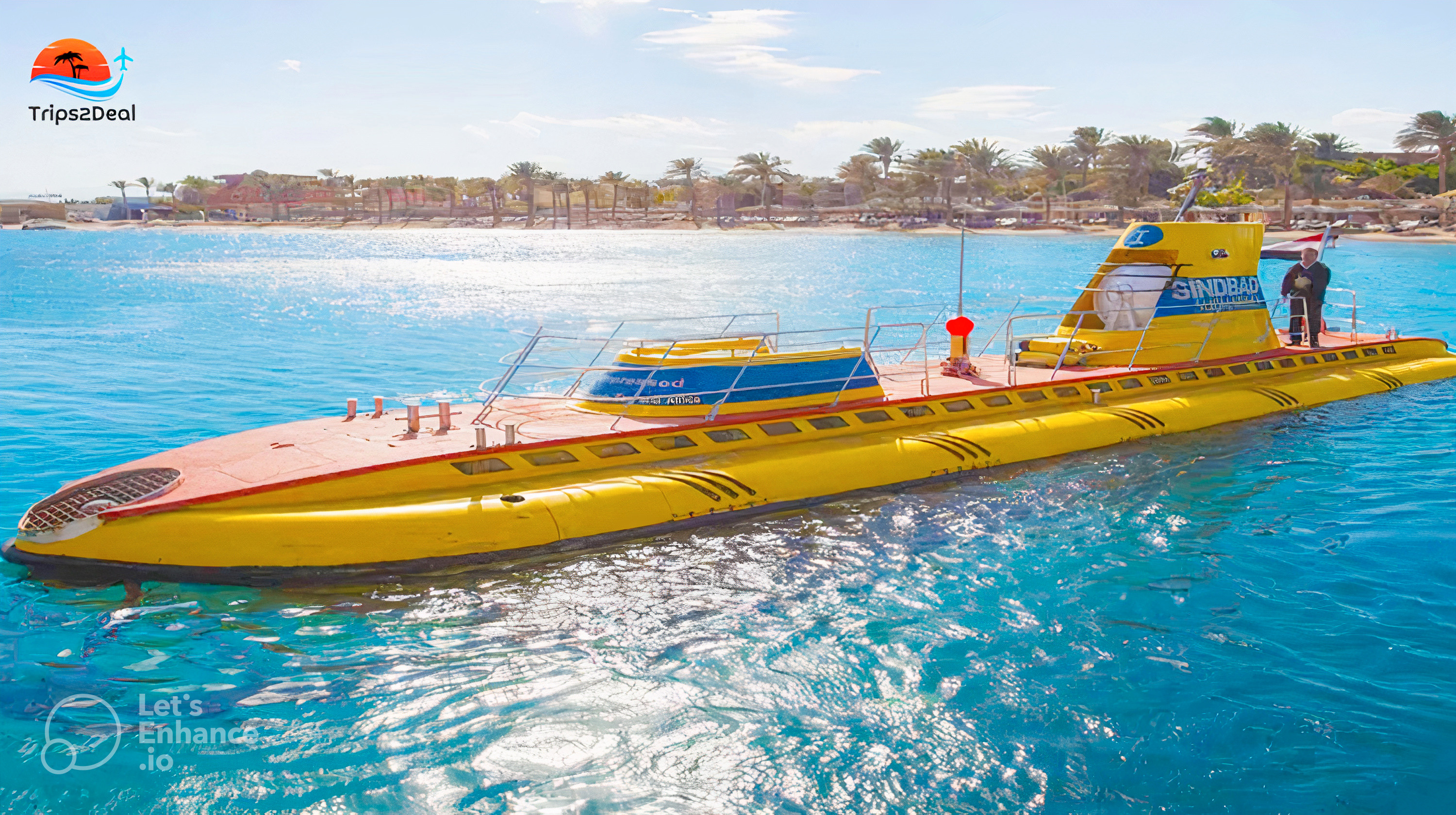 Hurghada: Sindbad Submarine 3-Stunden-Tour mit Hotelabholung