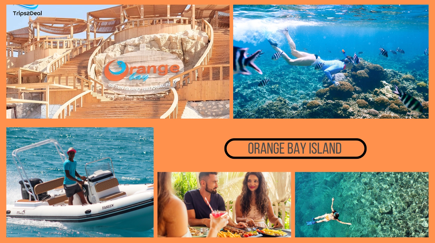 Hurghada : Escursione di snorkeling a Orange Bay con pranzo