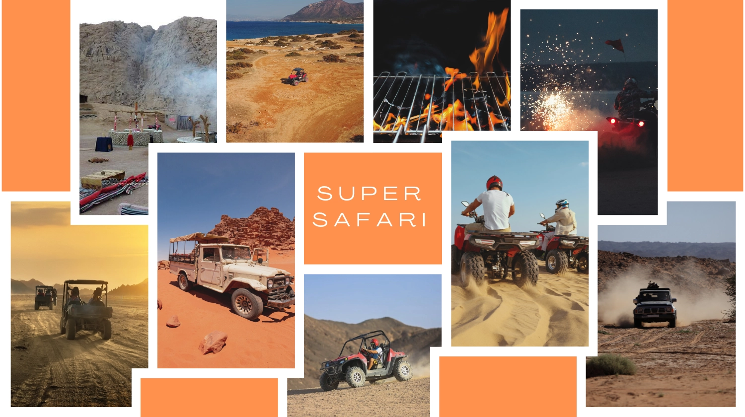 Super Safari mit ATV Quad & Abendessen & Show