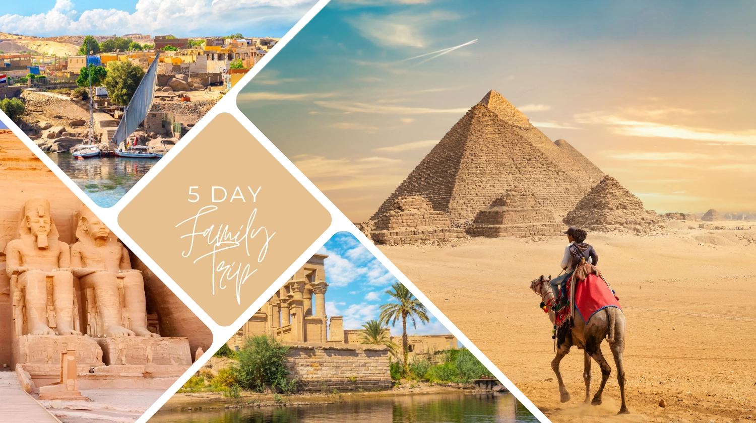 5 jours d'aventure en famille en Égypte, y compris Abou Simbel