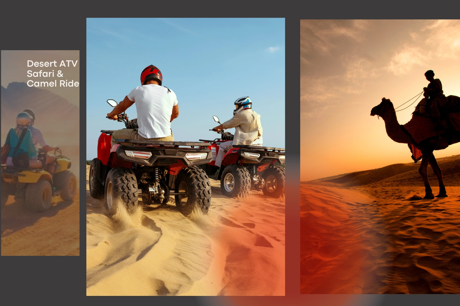 Hurghada: Safari por el desierto en quad y camello