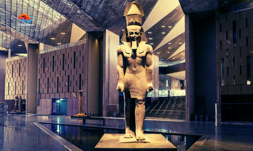 Ramses II statue in Grand Egyptian Museum