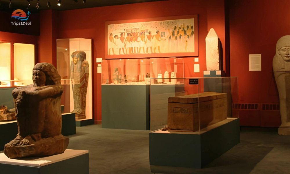 galleries in Egyptian museum