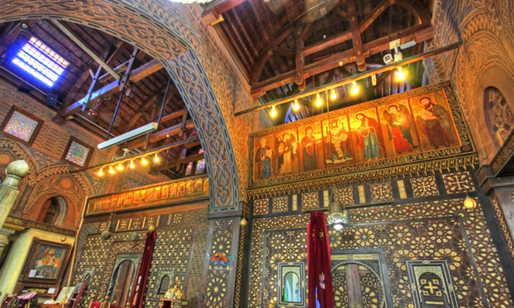 the hanging church interior