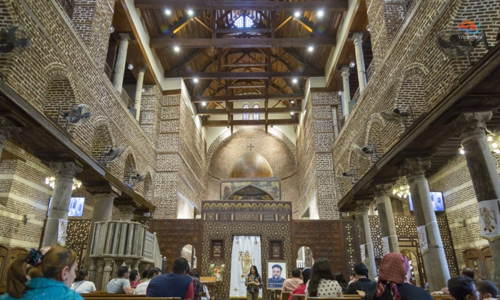 hanging church inside