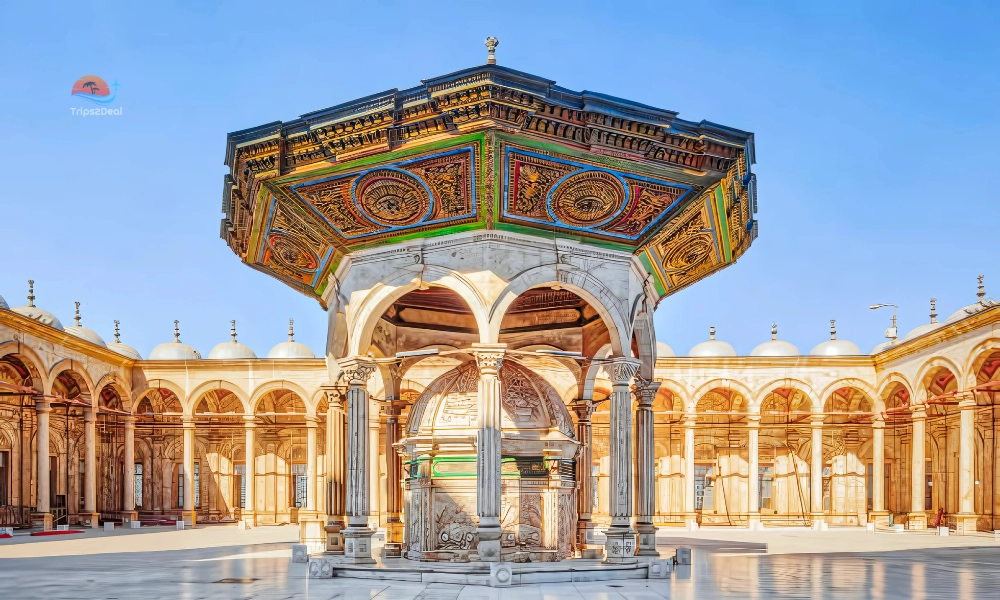 courtyard of Muhammad Ali Mosque