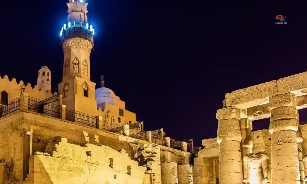 Abu El-Hagag Mosque night view