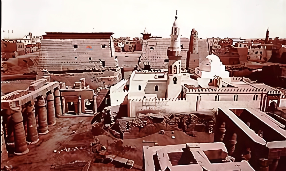 Abu El-Hagag Mosque old picture