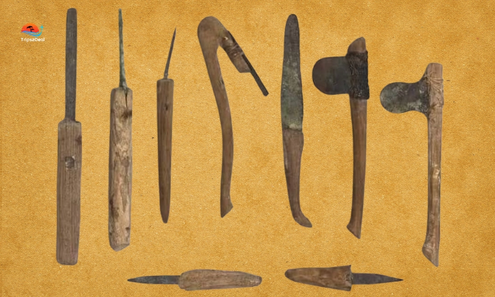 tools used in construction of pyramids