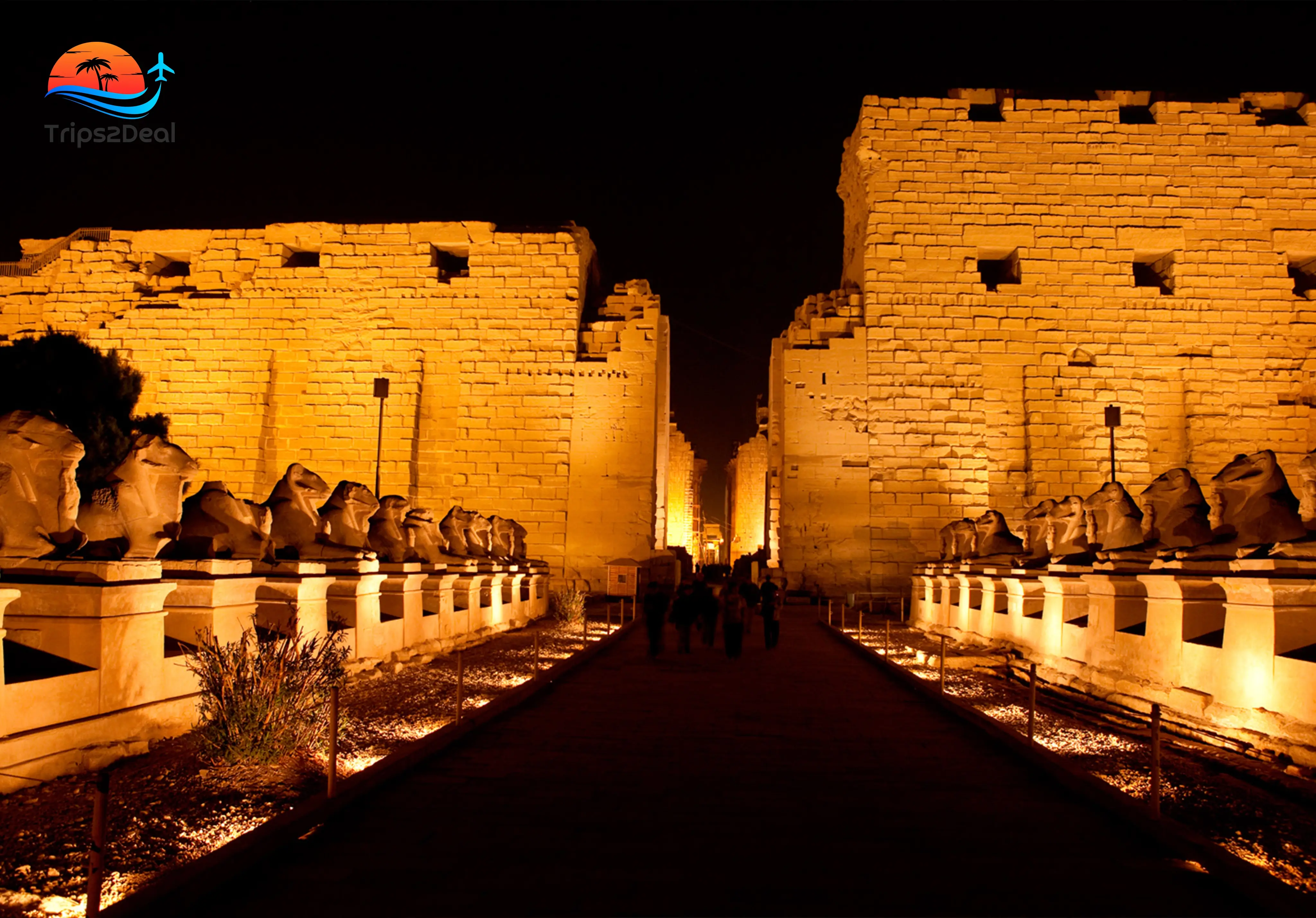 Espectáculo de luz y sonido del templo de Philae en Asuán