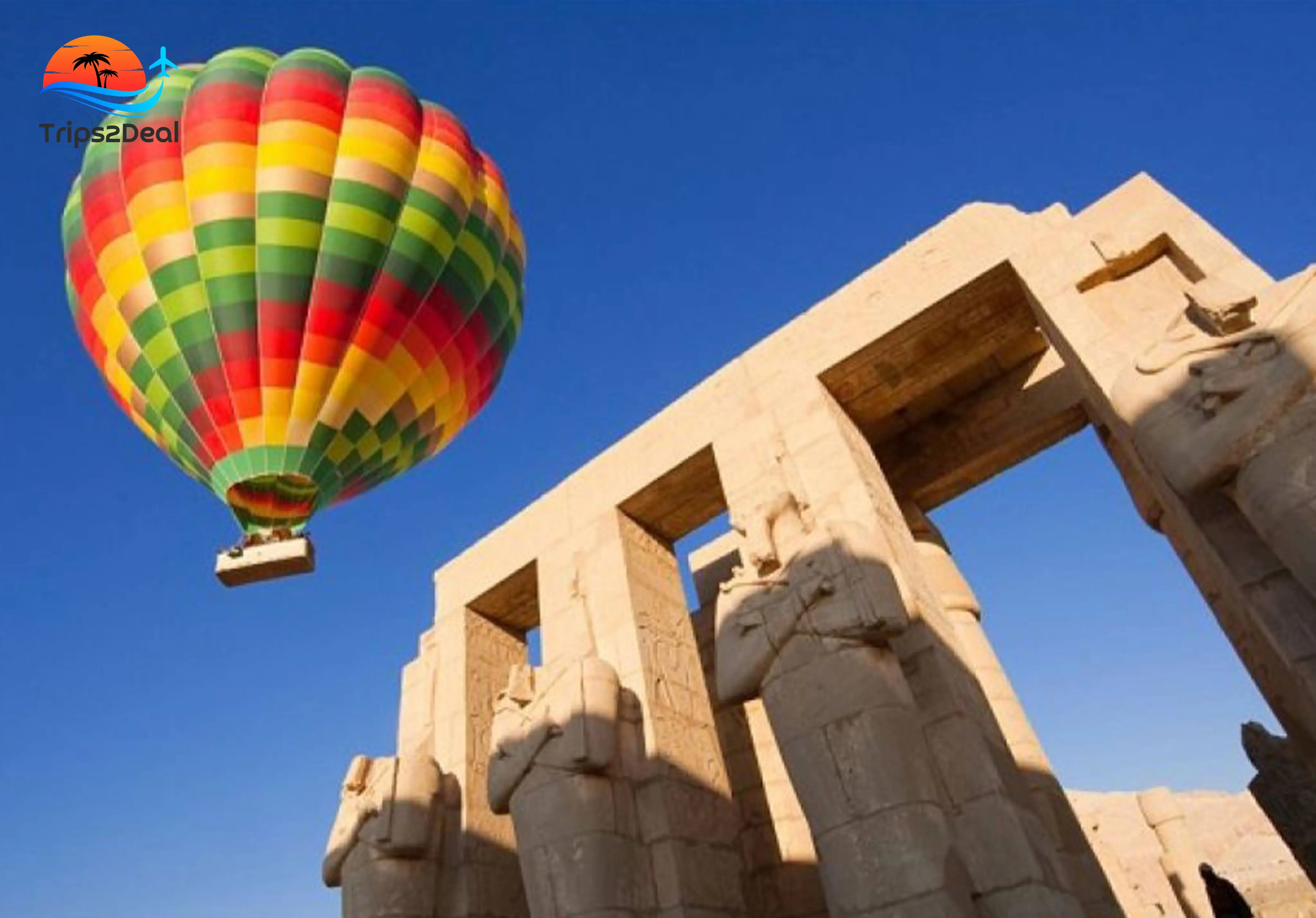 A hot air balloon ride in Luxor
