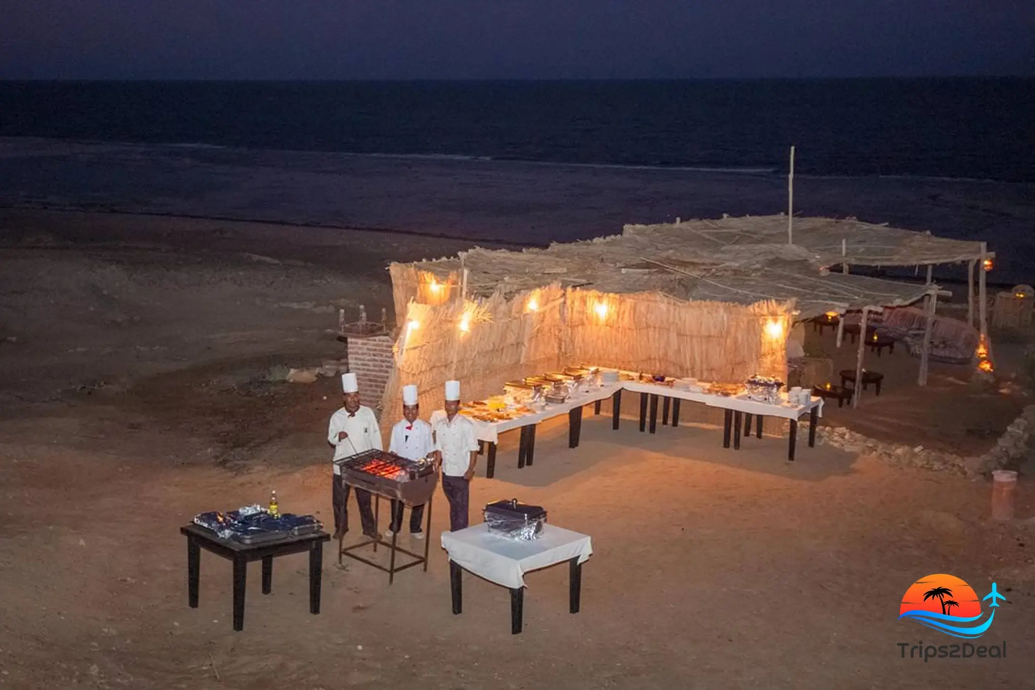 Quad Biking in the desert in Marsa Alam with a sunset view, BBQ Dinner and Show