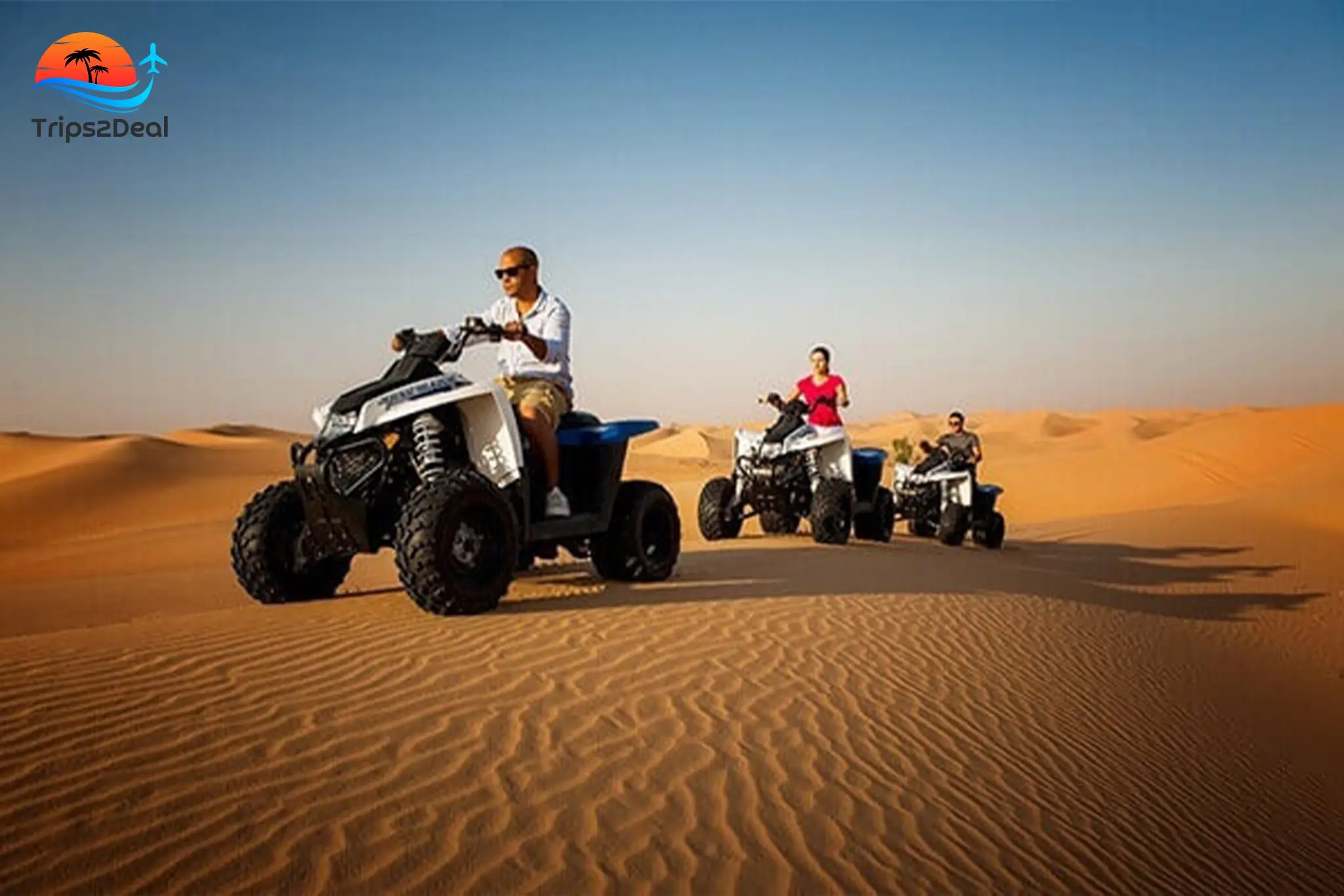Morning quad biking in the desert in Marsa Alam